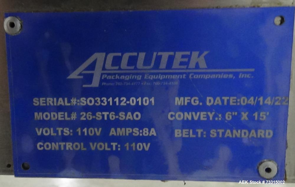 Used Accutek ASC-6 Automatic Spindle Capper | High-Speed Bottle Capping Machine